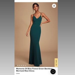 Lulus Bridesmaid Dress Forest Green